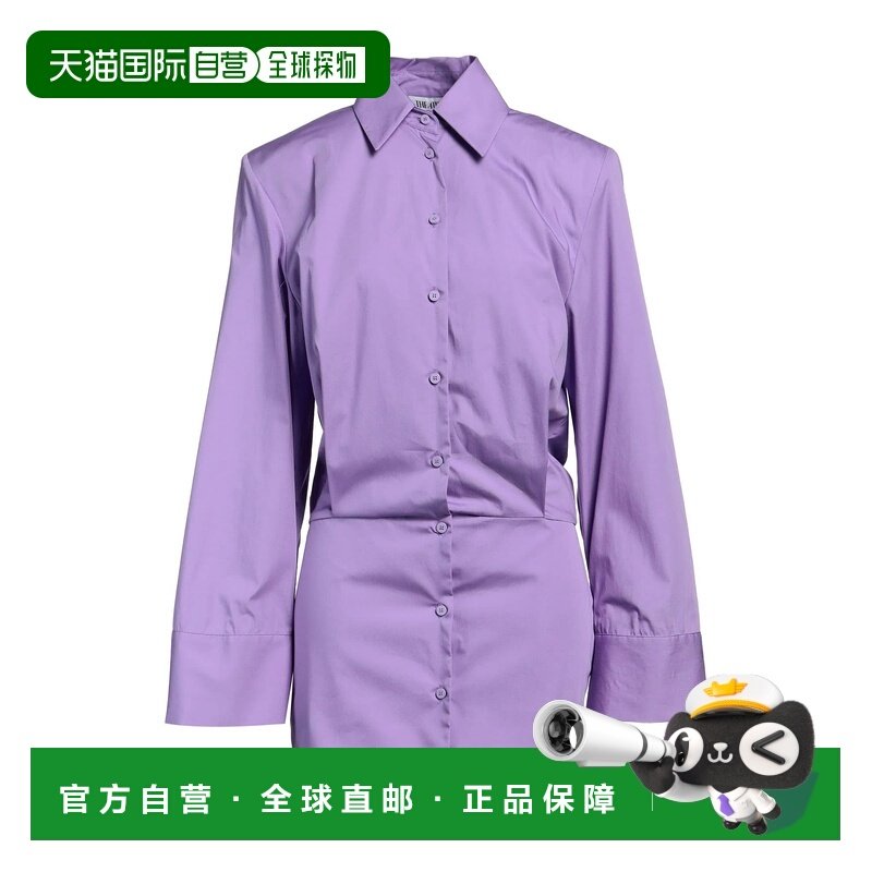 潮奢 The Attico 女士 衬衫式连衣裙 pink粉色 舒适时尚,女装/女士精品,连衣裙,淘宝优惠券,粉丝福利购,淘宝优惠卷