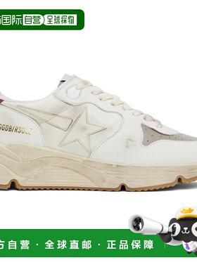 1h可退 潮奢 GOLDEN GOOSE 男士 白色 Running Sole 运动鞋 GMF00