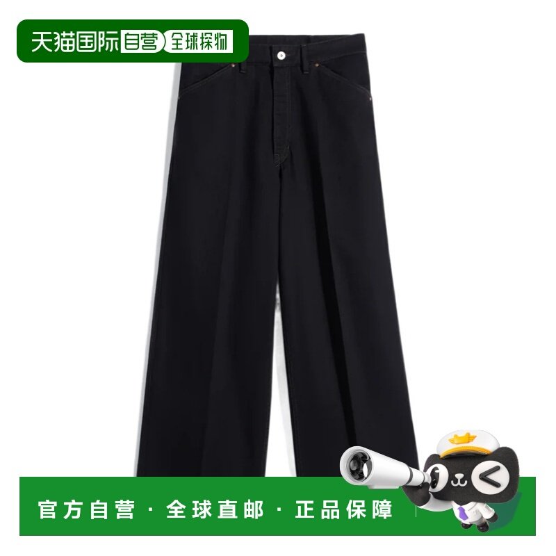 LEMAIRE 男士休闲裤 PA1306LD1071BK999 SS2026 黑色直筒裤,男装,休闲裤,淘宝优惠券,粉丝福利购,淘宝优惠卷