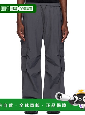 1h可退 潮奢 Juun.J 男士 灰色 Nylon Light 工装裤 JC5321P21