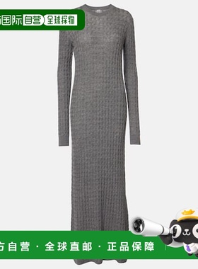 1h可退 潮奢 TOT&Ecirc;ME 女士 粗线针织羊毛针织连衣裙针织裙