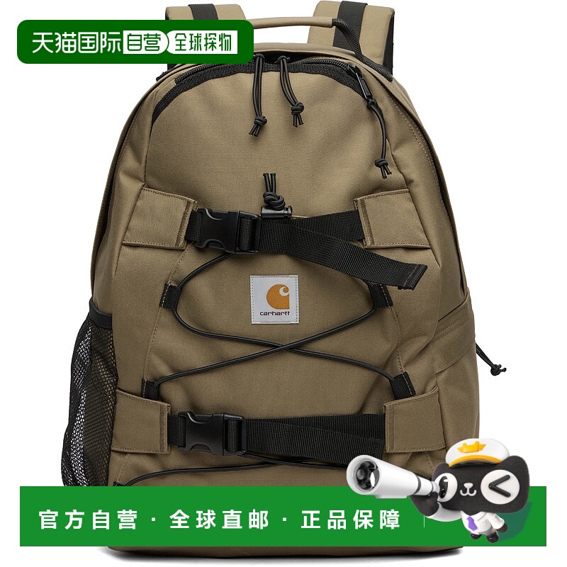 1h可退 潮奢 CARHARTT WIP 女士 灰褐色 Kickflip 双肩包 I031468