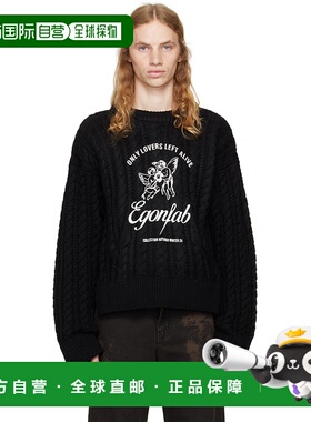 1h可退 潮奢 EGONLAB. 男士 黑色 Only Lovers Left Alive 毛衣 A