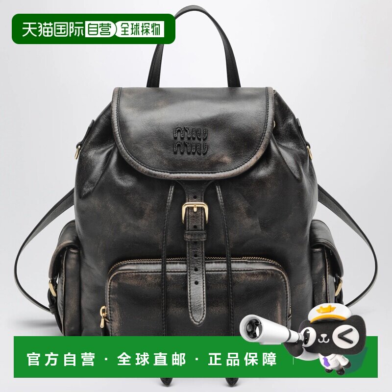 MIU MIU 女士双肩包 5BZ042OOOAF6PF0201 AW2026 咖啡色图片