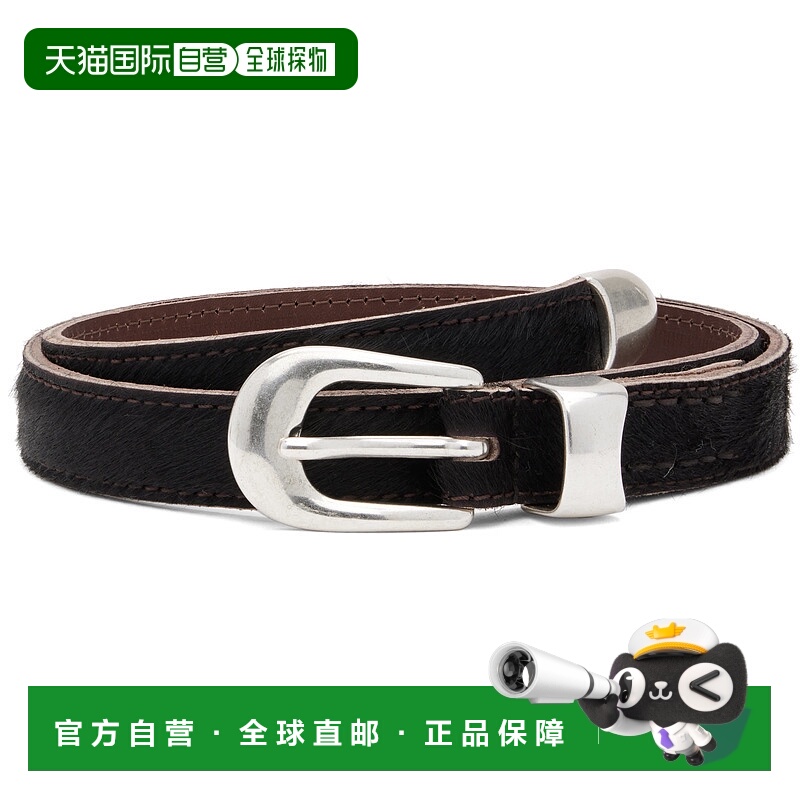 1h可退 潮奢 Our Legacy 男士 棕色 2 CM 腰带 A4258CC针扣