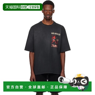 1h可退 潮奢 AMIRI 男士 黑色 Crystal Sinners T 恤 AMJYTE1212