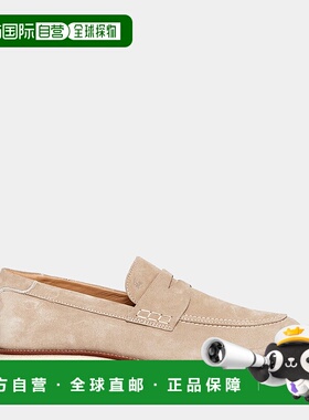 HOGAN 男士休闲鞋 HXM4560BO40HG0C609BEIGE SS2025一脚蹬乐福鞋