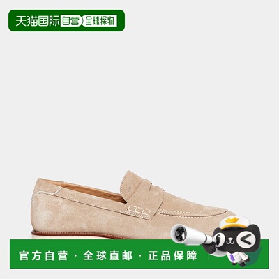 HOGAN 男士休闲鞋 HXM4560BO40HG0C609BEIGE SS2025一脚蹬乐福鞋