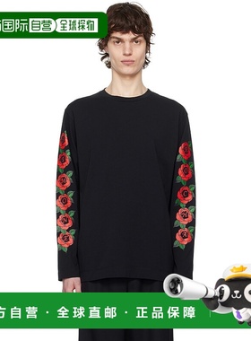 1h可退 潮奢 Simone Rocha 蒙娜 罗莎 男士 黑色 Cluster Rose Lo