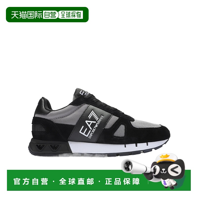 1h可退 EA7 EMPORIO ARMANI 男士运动鞋 X8X151XK354NEROBLACKS97