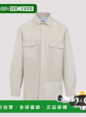 LOEWE 男士衬衫 H526Y31L302100 SS2025 LOEWE 休闲风白色Shirt