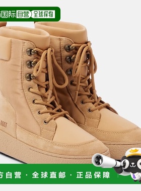 1h可退 潮奢 moon boot 月亮靴 女士 Ltrack 山羊皮边战地靴 0036