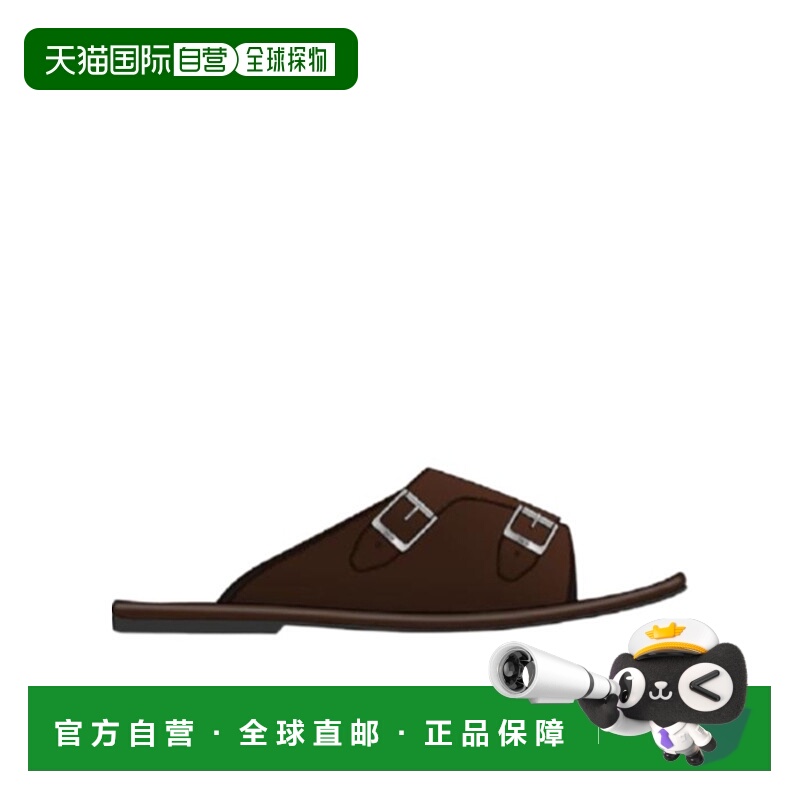 1h可退 DIOR 男士拖鞋 3SA163ZXJH750 SS2025 深棕色 DIOR ALIAS