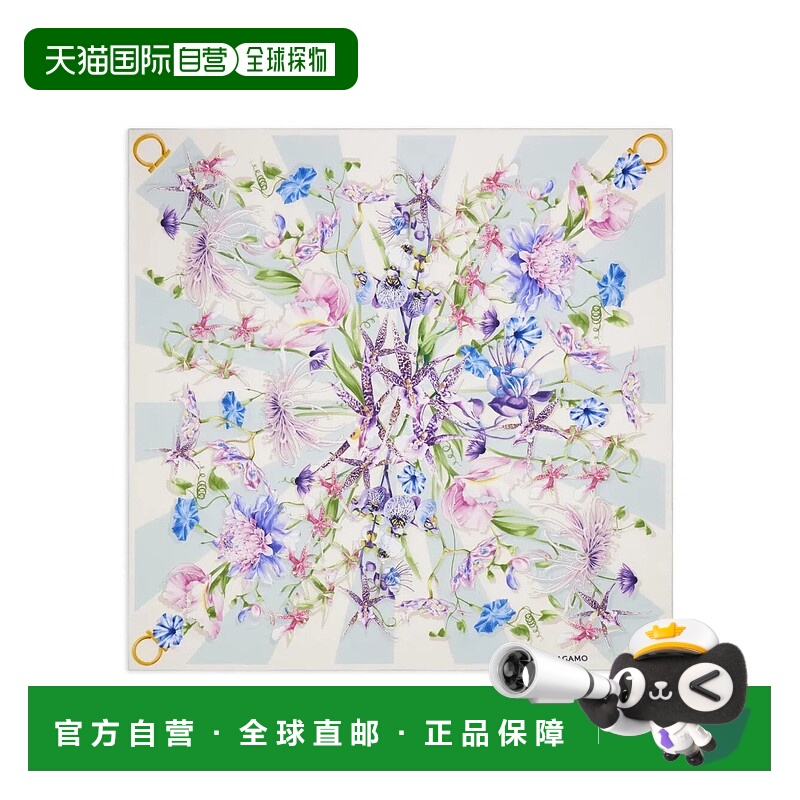 1h可退 SALVATORE FERRAGAMO 女士围巾 3102250789917LIGHT