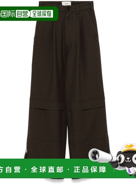 Ami Paris 女士休闲裤 FTR305WV0018221 AW2024 黑色