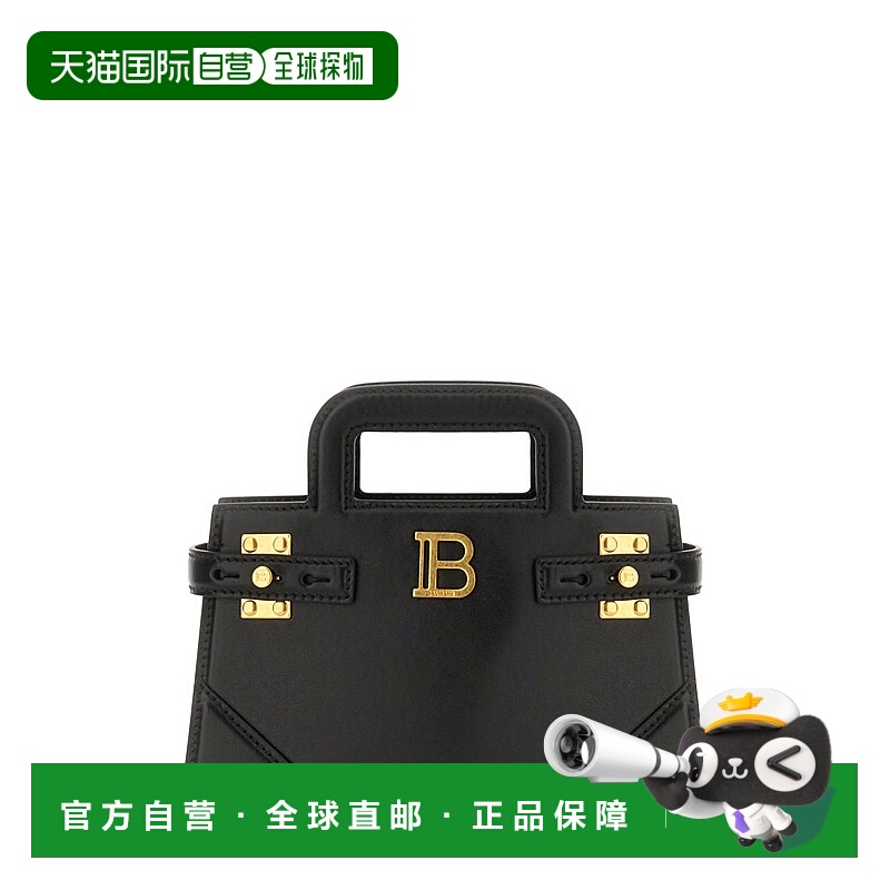 1h可退 BALMAIN 女士斜挎包 EN1KJ931LSLX0PA CO 黑色 小号 B-Buz