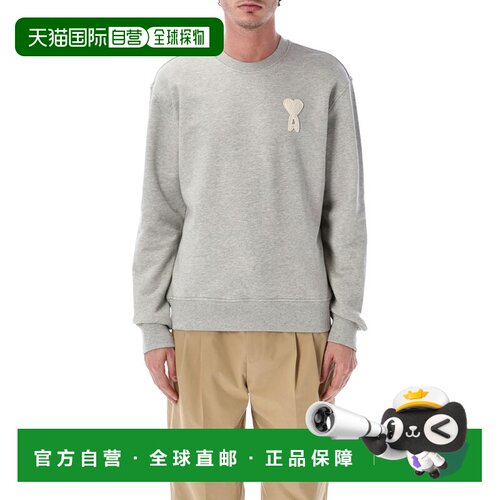 Ami Paris 男士卫衣 26PUSW787730A161 SS2026 灰色