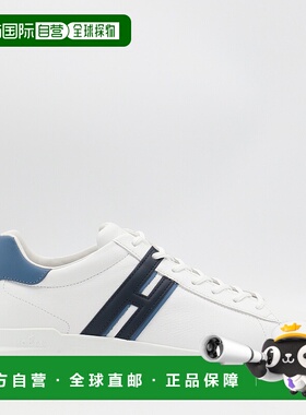 HOGAN 男士运动鞋 HXM5800DV42U3L546X SS2025 蓝色白鞋