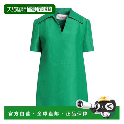 valentino 华伦天奴 女士 短款连衣裙 green绿色 舒适时尚