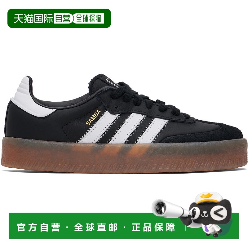 1h可退 潮奢 Adidas Originals 女士 黑色 Sambae 运动鞋 JI1350