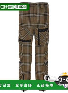BURBERRY 男士休闲裤 8108349BRUSHIPCHECK SS2025直筒裤