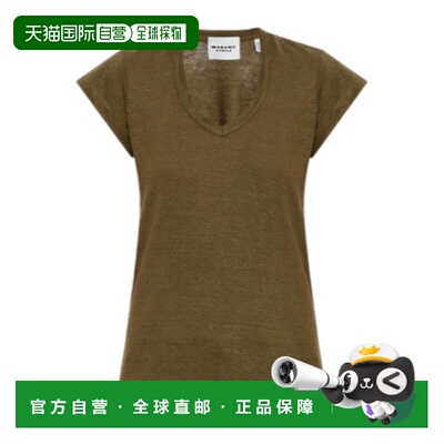 ISABEL MARANT ÉTOILE 女士T恤 TS0014FBB1N17EDARKKHAKI