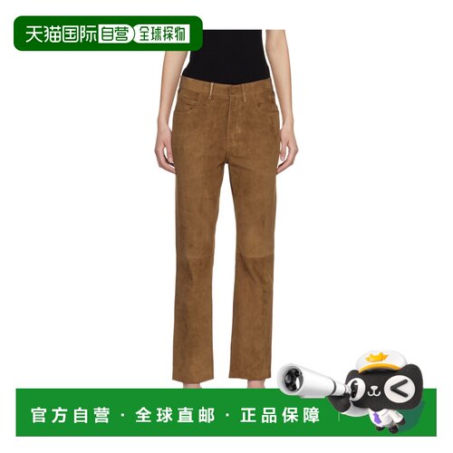 TOM FORD 女士休闲裤 PAL772LEX417EBN SS2026 棕色