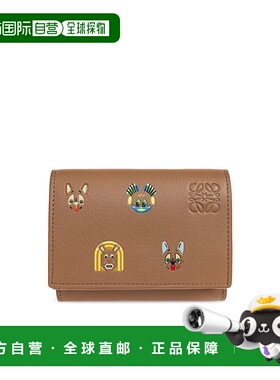 LOEWE 女士卡包 C643TR2X540MOCHA SS2026 棕色 Leather wallet
