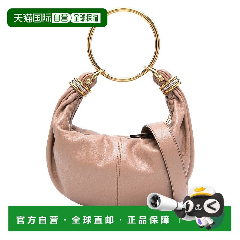 CHLOÉ 女士单肩包 CHC24AS611N72527 SS2025 卡其色