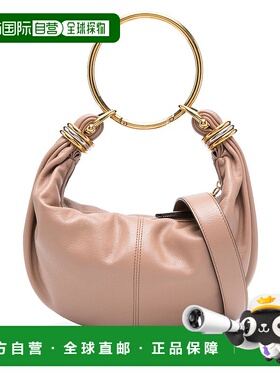 CHLOÉ 女士单肩包 CHC24AS611N72527 SS2025 卡其色斜挎包