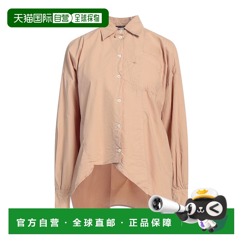 1h可退 潮奢 High 女士 Blouses 纯色衬衫 beige米色 舒适时尚