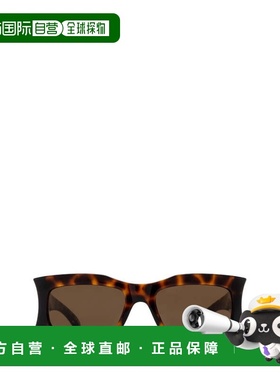 BALENCIAGA 男士太阳镜 BB0291S003 AW2023 黑色 几何框太阳镜