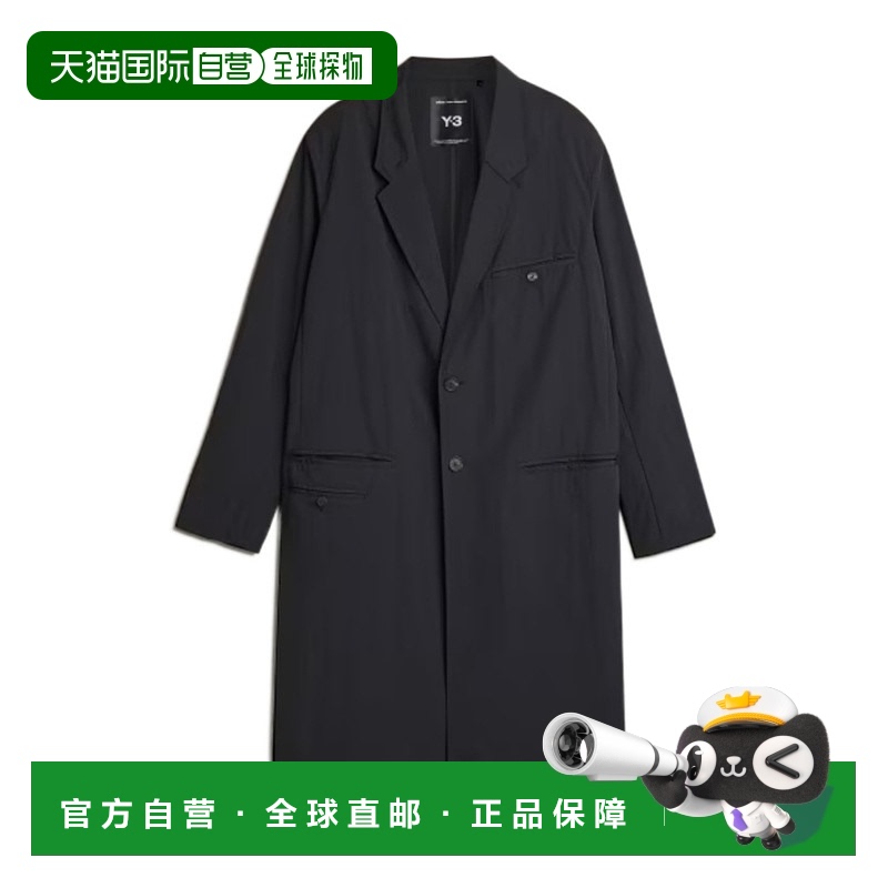 1h可退 Y-3 男士大衣 KC8385 AW2025 黑色