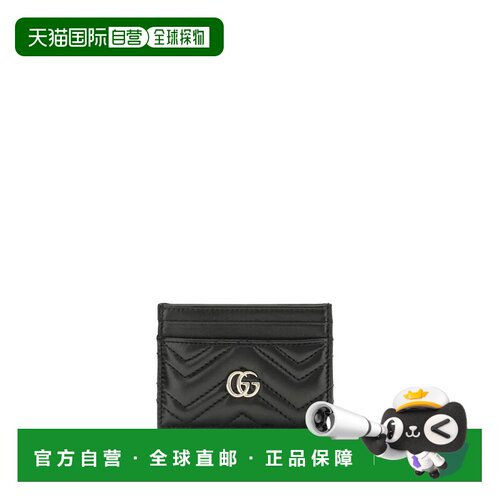 GUCCI 女士钱包 443127AAFAX1000 SS2026 黑色 Black leather car