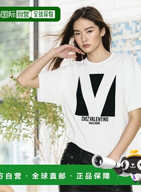 VALENTINO 女士T恤 6B3MG24H95WA03 SS2025 白色