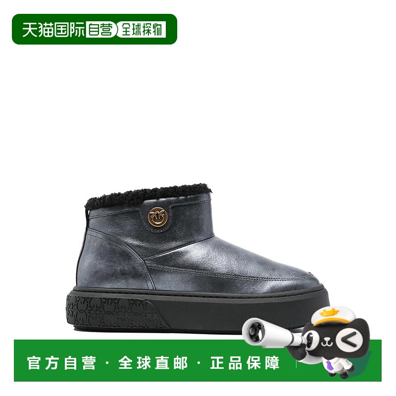 1h可退 PINKO 女士靴子 SS0105P11222Z99 AW2025 黑色 Ankle Boot
