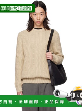 1h可退 潮奢 barbour 巴伯尔 男士 驼色 Lowfen Cable-Knit 毛衣