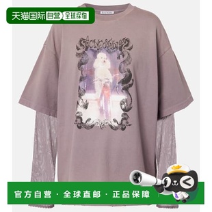 Studios 艾克妮 女士 1h可退 棉质T恤女装 Acne Edra 上衣 潮奢