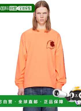 1h可退 潮奢 CARHARTT WIP 男士 橙色 L/S Industry T 恤 I034411