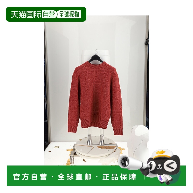 1h可退 潮奢 dior 迪奥 桀傲 男士 MAGLIONE MATTONE 藤格纹针织