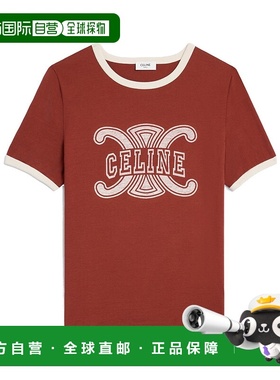 CELINE 女士T恤 RX0CH671QGAE1 AW2025 红色 短袖T恤
