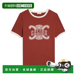 女士T恤 短袖 RX0CH671QGAE1 红色 T恤 AW2025 CELINE