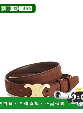 CELINE 女士腰带 45AK93ATT18CS AW2025 红色 中号TRIOMPHE腰带