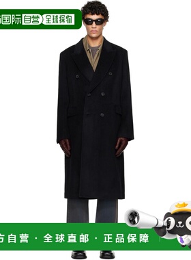 1h可退 潮奢 Our Legacy 男士 黑色 Whale 大衣 M4201WB男装西装