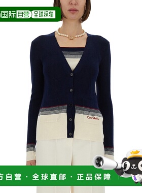 VALENTINO 女士针织衫 7B3KA12A9GQ0W6 CO 蓝色 WOOL CARDIGAN