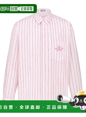 DIOR 男士衬衫 583C559B3013C074 SS2025 新款白长袖