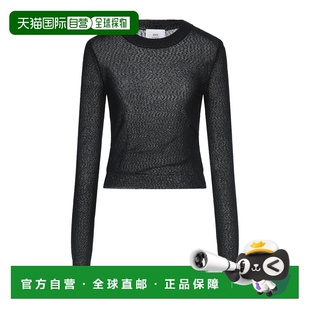 1h可退 潮奢 Ami Paris 女士 毛衣 black黑色 舒适时尚