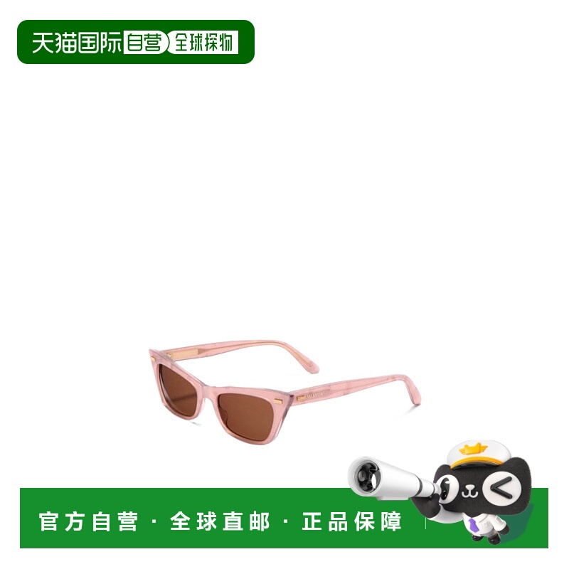 1h可退 VALENTINO 女士眼镜 VLS176PNKGLD AW2025 粉红色 全框太