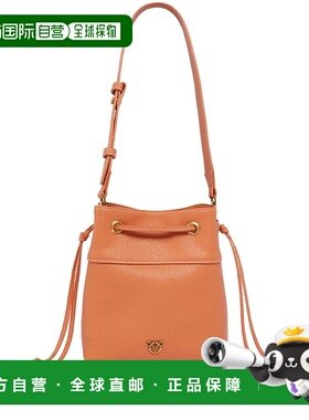 PINKO 女士单肩包 104303A29QA57Q SS2025 花色 Logo bucket bag