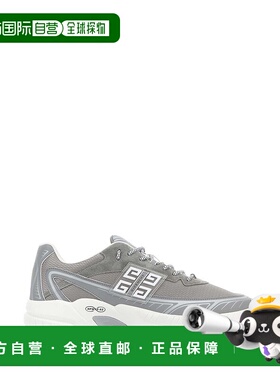 GIVENCHY 男士运动鞋 BH00AGH1S5050 SS2025 灰色 系带低帮运动鞋